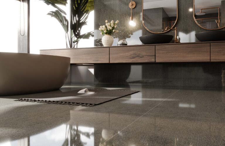Bathroom Floor Tile Trends 2025: Styles & Designs