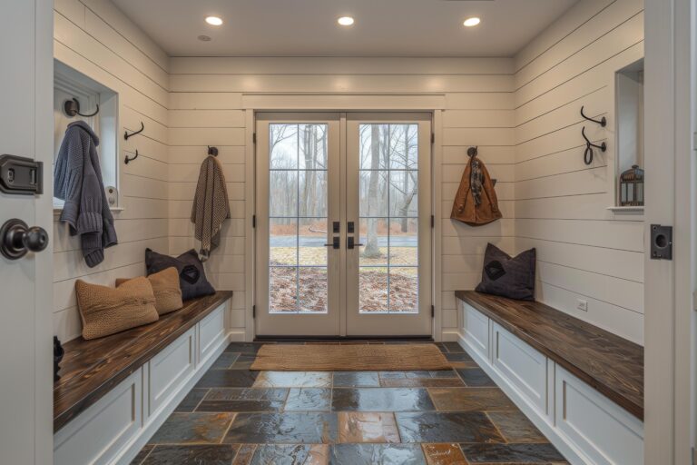 Mudroom floor ideas: Durable, Water-Resistant Options