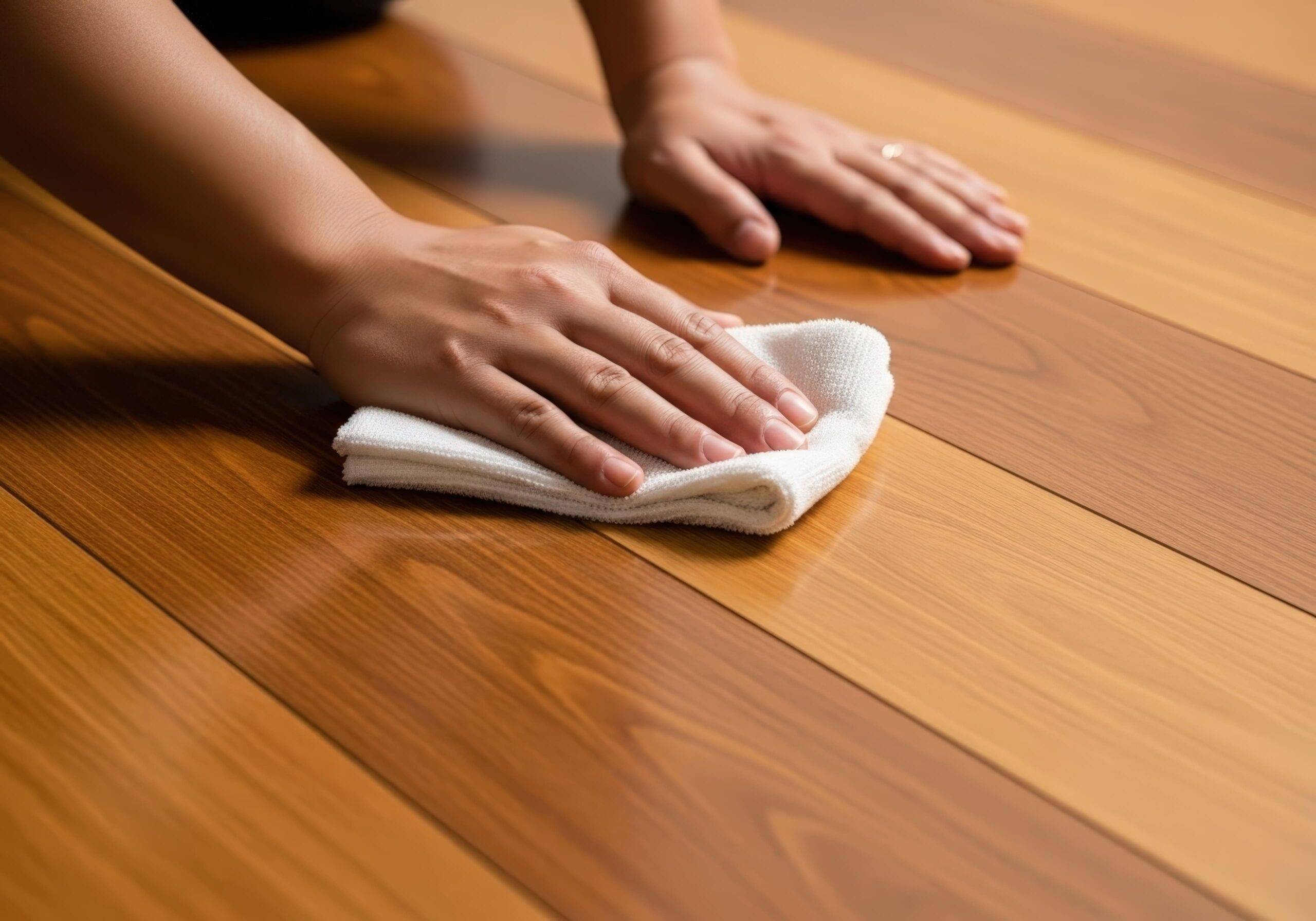 Polish Wood Floors Safely